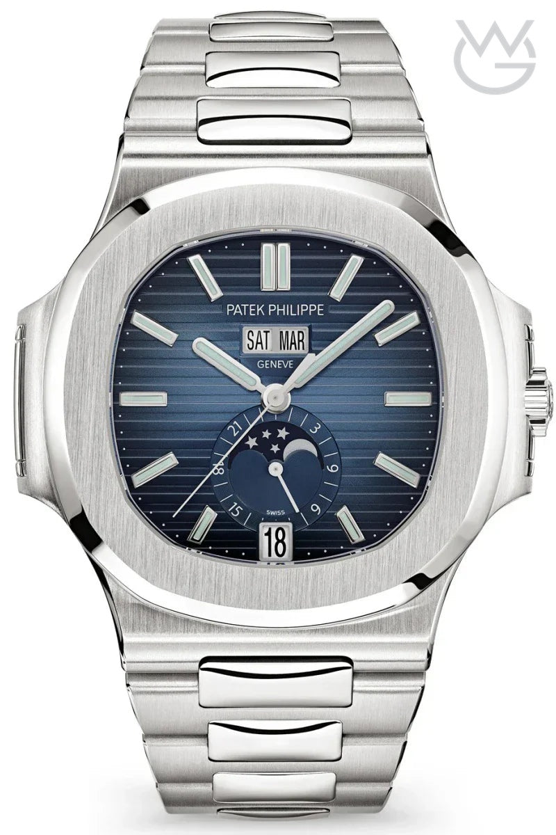 Patek Philippe Nautilus – Annual Calendar, Blue Dial