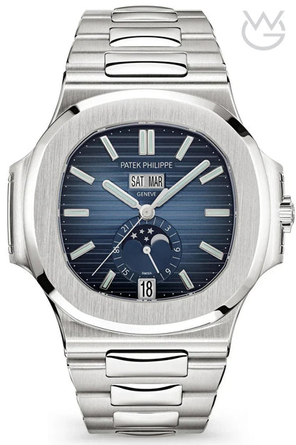 Patek Philippe Nautilus – Annual Calendar, Blue Dial