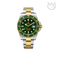 Rolex Submariner Date – Green Dial Green Gold Bezel Gold Silver