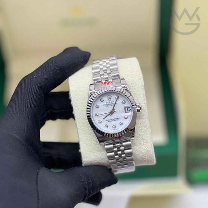 Rolex Datejust – White Diamond Dial
