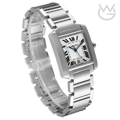 Cartier Tank Française Ladies Watch – Silver Tone - View 1