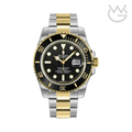 Rolex Submariner Date – Black Dial Gold Silver