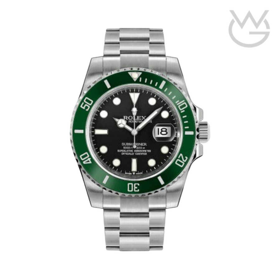 Rolex Submariner Date – Black Dial Silver Green