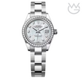 Rolex Lady-Datejust – White Dial & Diamond Detail - View 1