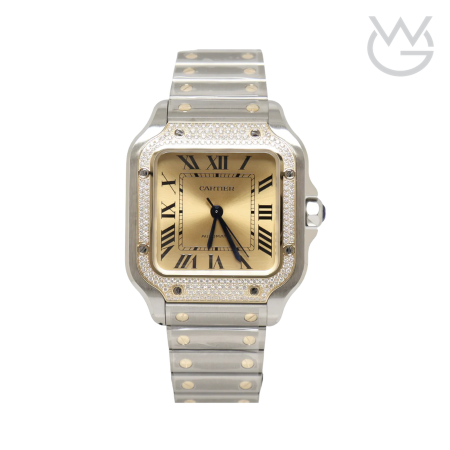 Cartier Santos de Cartier – Two-Tone Yellow Dial