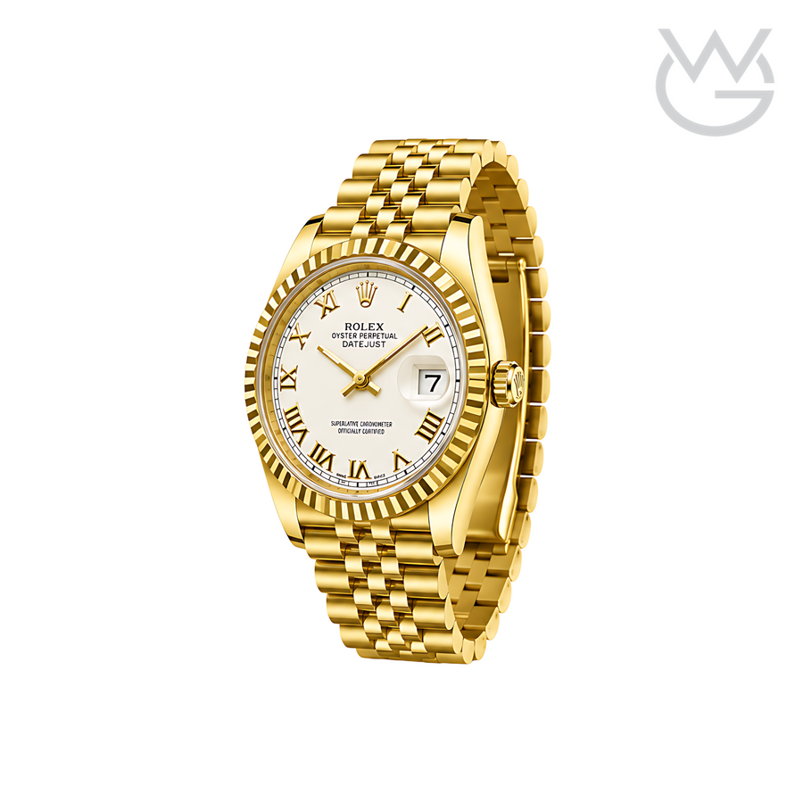 Rolex Datejust – Mint Gold White Dial Gold
