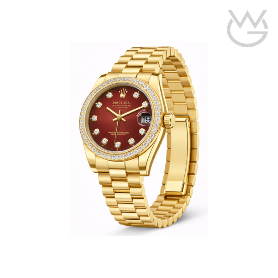 Rolex Datejust – Red Diamond Bezel