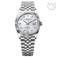 Rolex Lady-Datejust – Mother-of-Pearl Dial & Fluted Bezel - View 1