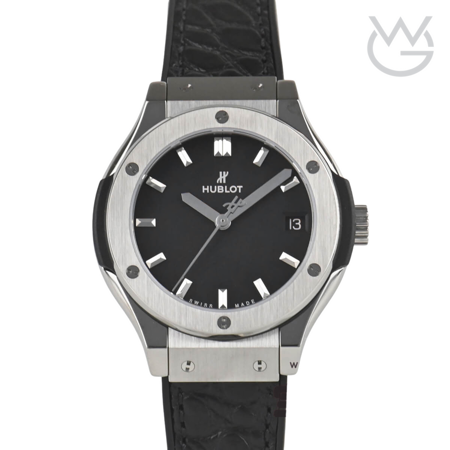 Hublot Classic Fusion Ladies Watch – White Dial & Leather Strap - View 1