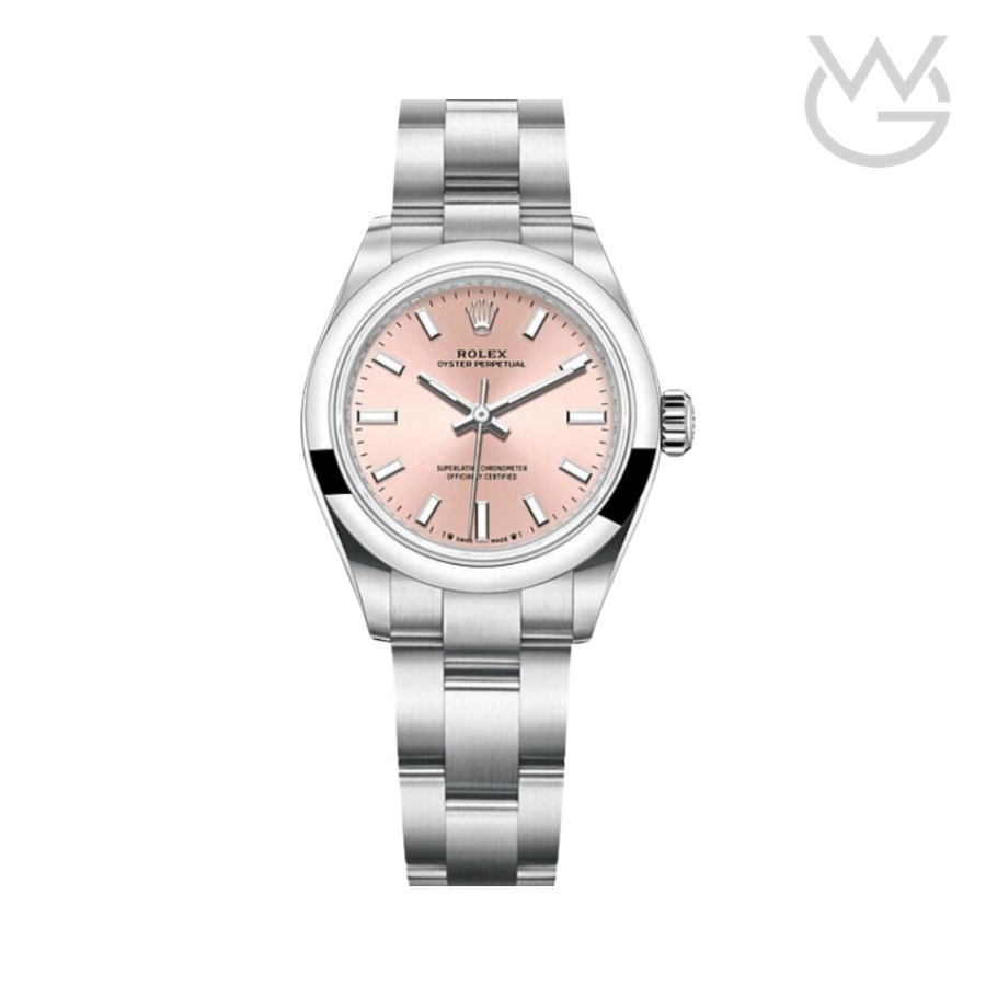 Rolex Oyster Perpetual – Pink Dial Steel