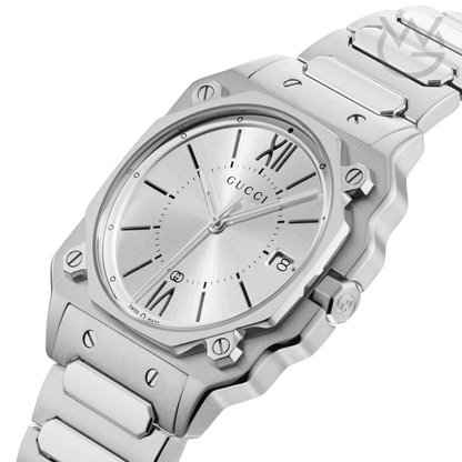 Gucci G-Flat Ladies Watch – Silver Dial - View 3