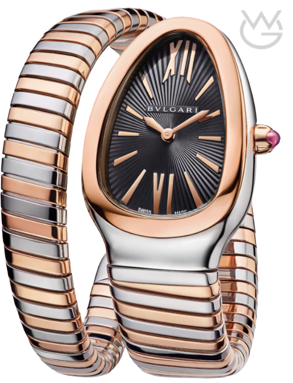 Bvlgari Serpenti Tubogas – Two-Tone Black Dial