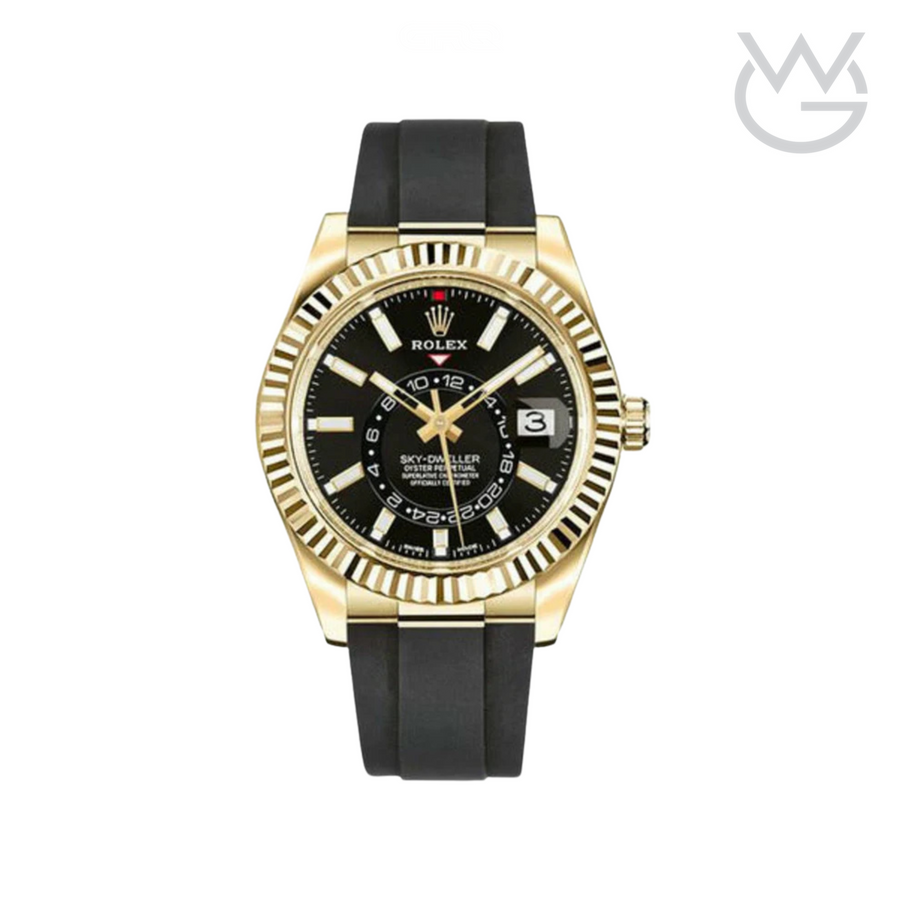 Rolex Sky-Dweller – Black Dial Yellow Bezel