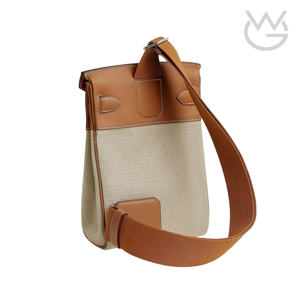 Hermès HAC À Dos Backpack – Ficelle / Gold - View 2