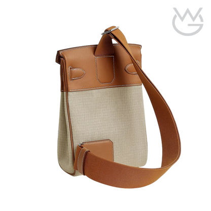 Hermès HAC À Dos Backpack – Ficelle / Gold - View 2
