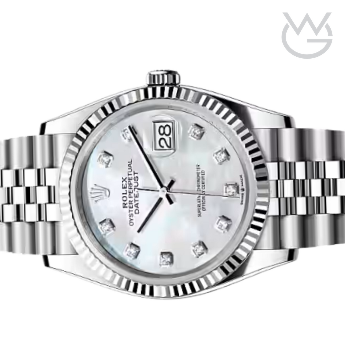 Rolex Lady-Datejust – Mother-of-Pearl Dial & Fluted Bezel - View 4