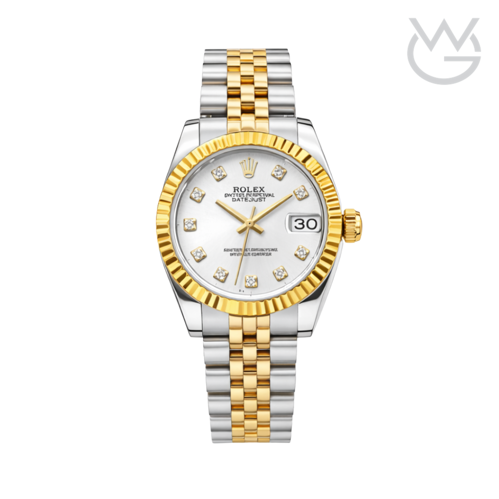 Rolex Rolex Datejust Silver Gold-White Dial