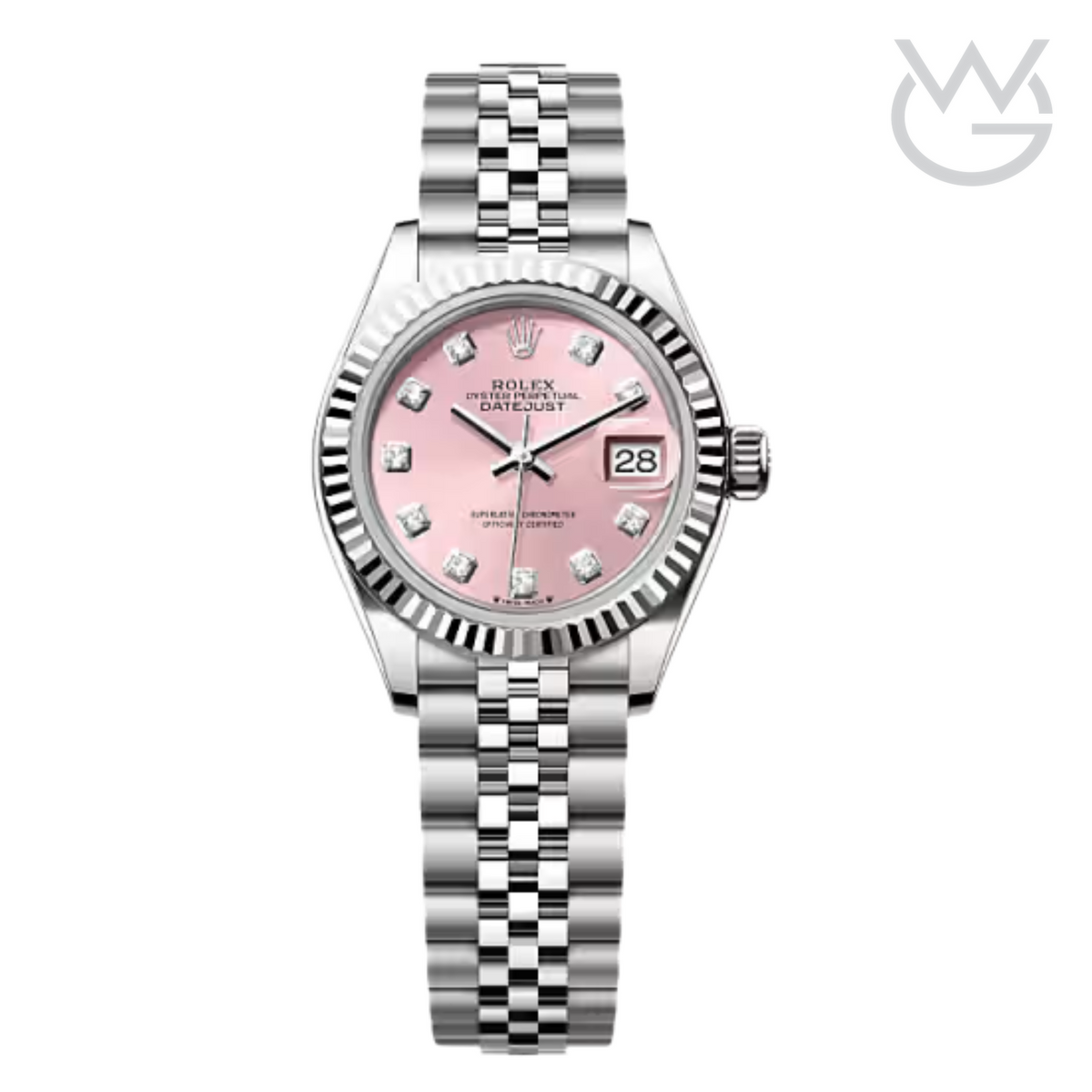 Rolex Lady-Datejust – Pink Sunray Dial, Steel Tone - View 1