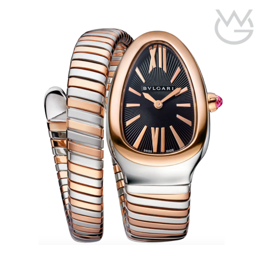 Bvlgari Serpenti Tubogas – Two-Tone Black Dial