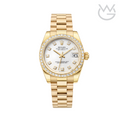 Rolex Datejust – White Diamond Dial Bezel