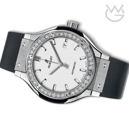 Hublot Classic Fusion Ladies Watch – White Diamond Dial - View 2