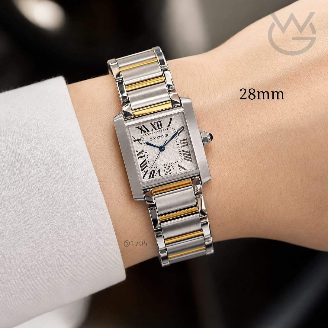 Cartier Tank Française Ladies Watch – Two Tone - View 4
