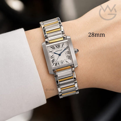Cartier Tank Française Ladies Watch – Two Tone - View 4