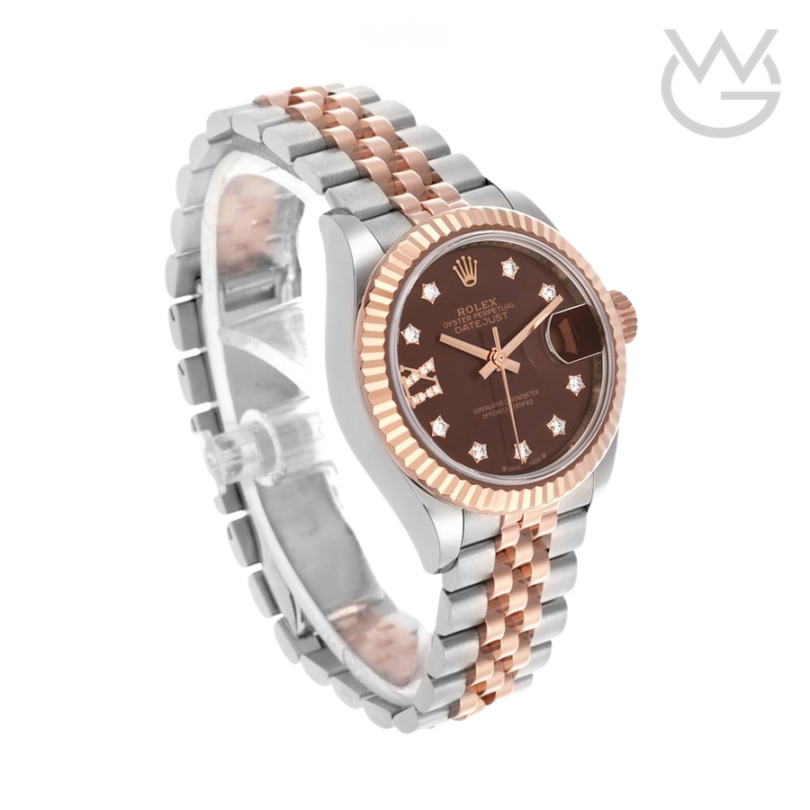 Rolex Datejust – 28 Chocolate Diamond Dial