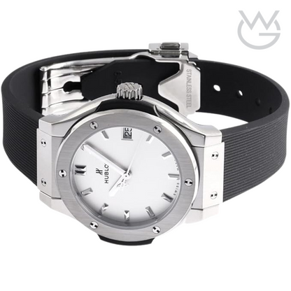 Hublot Classic Fusion Ladies Watch – Titanium Tone & Opaline Dial - View 2