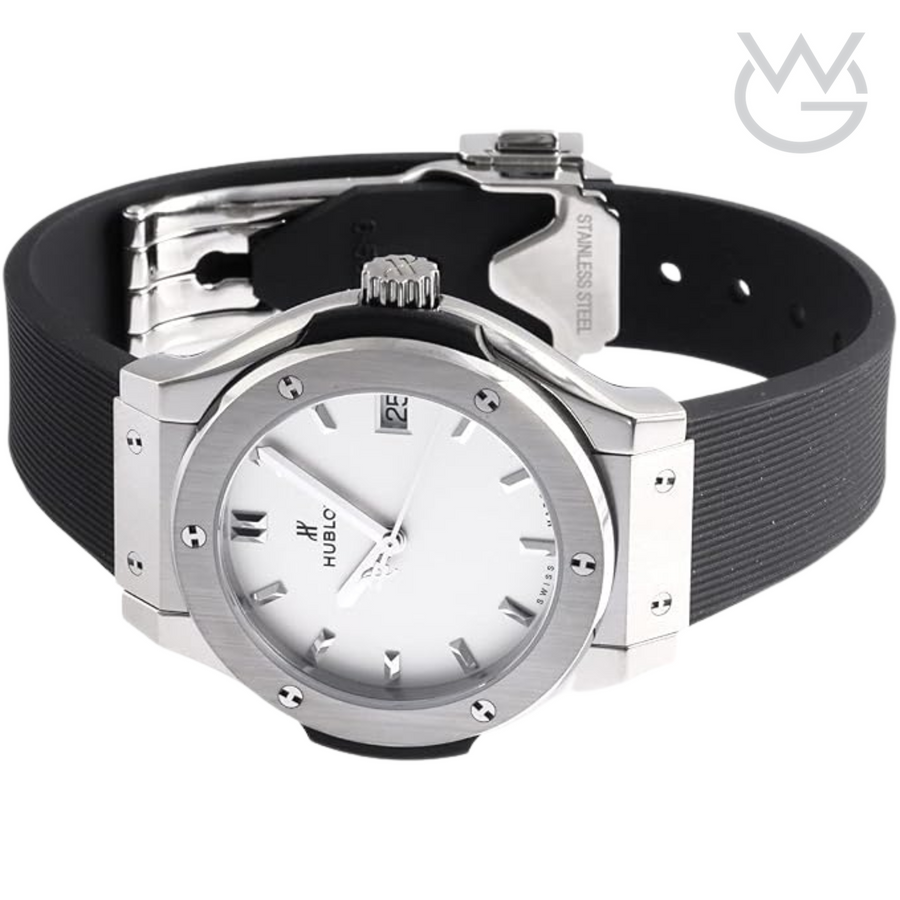 Hublot Classic Fusion Ladies Watch – Titanium Tone & Opaline Dial - View 2