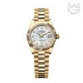 Rolex Lady-Datejust – Yellow Gold Tone & White Diamond Dial - View 1