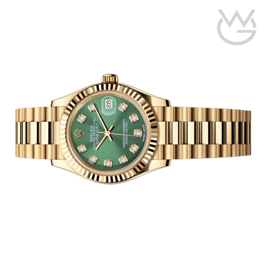 Rolex Lady-Datejust – Olive Green Dial, Steel Tone - View 2