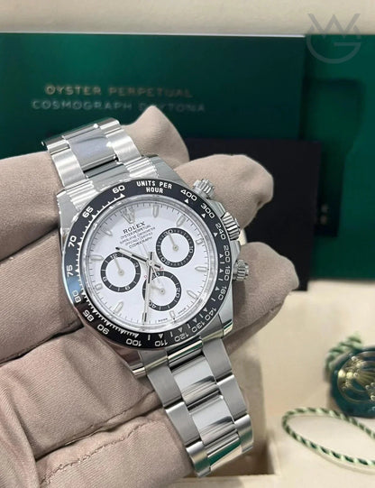Rolex Cosmograph Daytona – Panda White Dial Steel