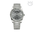 Rolex Day-Date – Grey Silver Steel