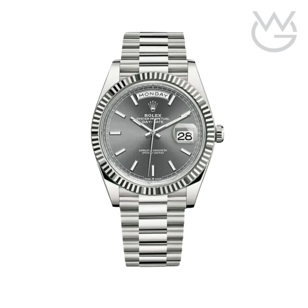 Rolex Day-Date – Grey Silver Steel