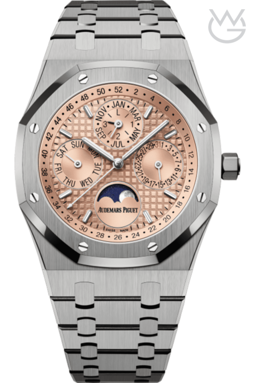 Audemars Piguet Royal Oak – Perpetual Calendar Stainless Steel Salmon Dial