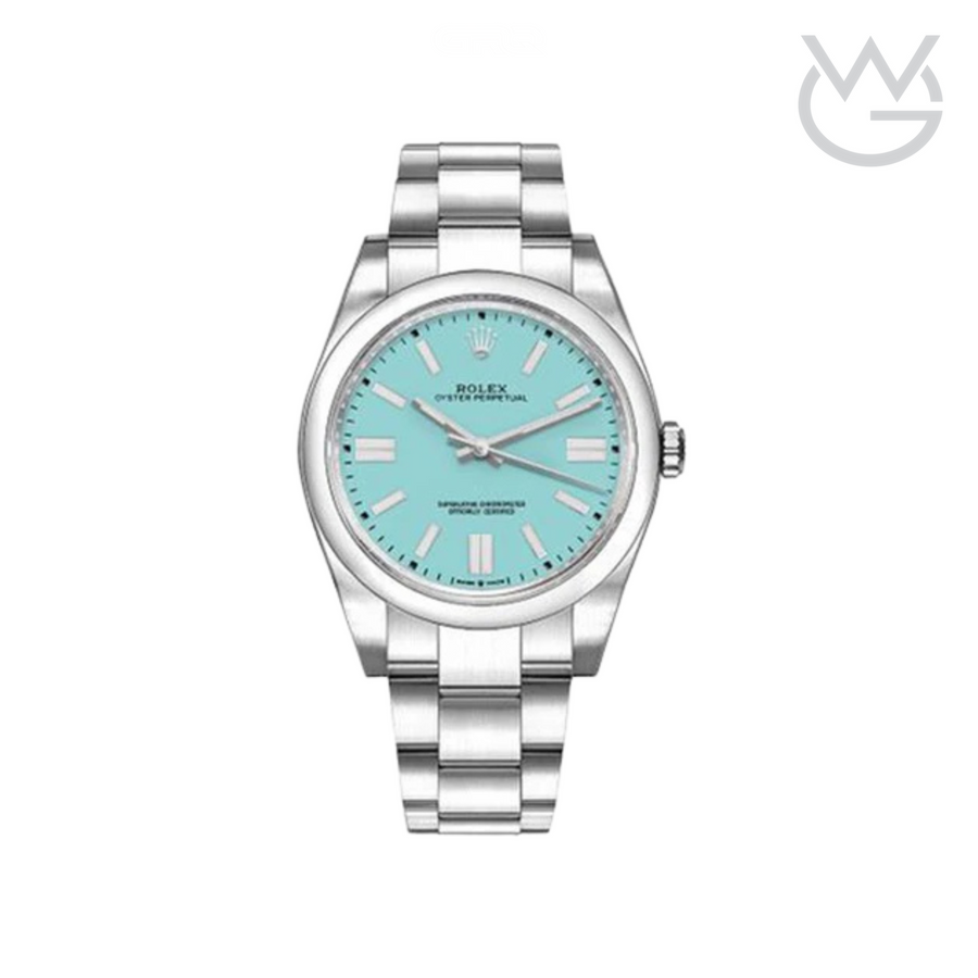 Rolex Oyster Perpetual – Turquoise Blue