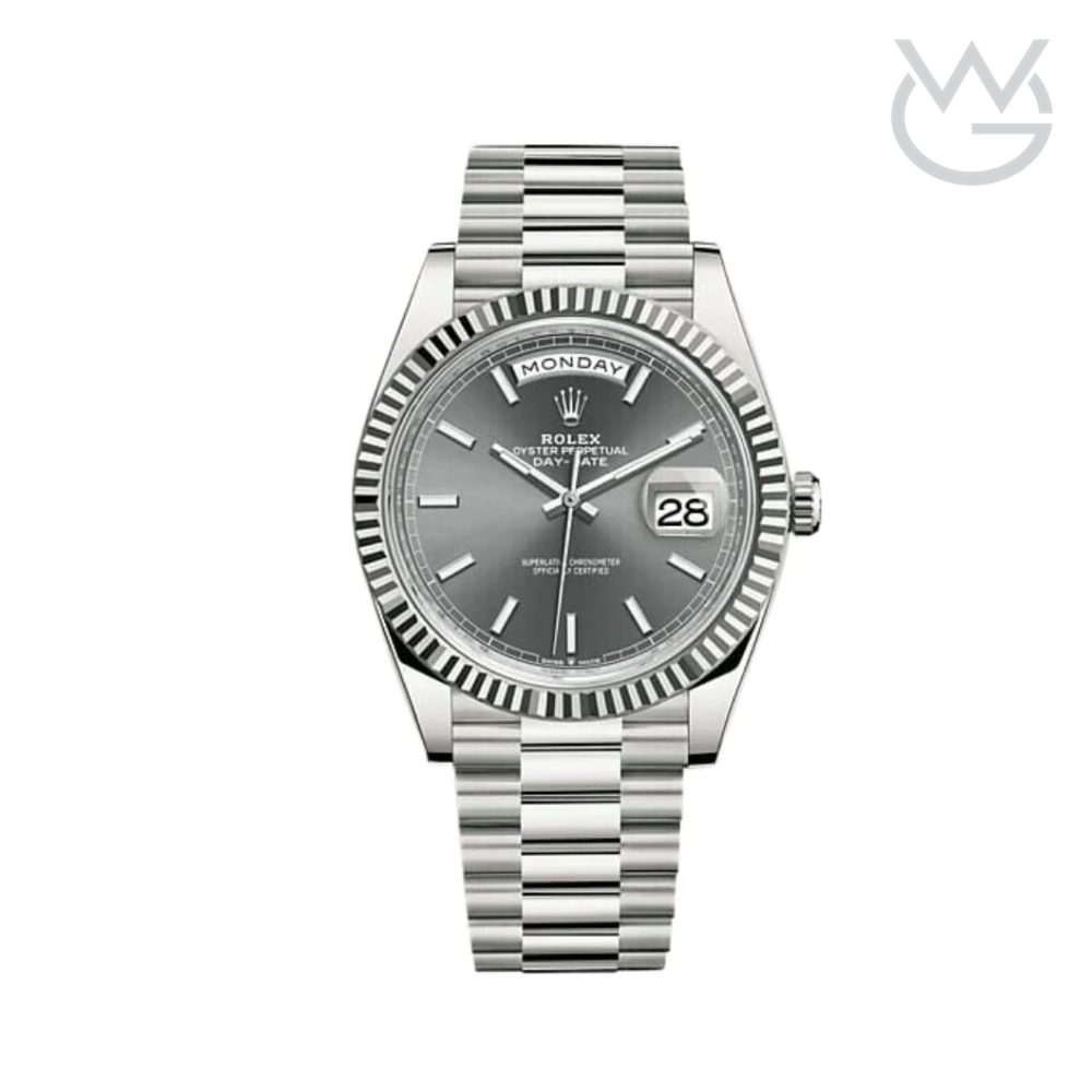 Rolex Day-Date – Grey Silver Steel