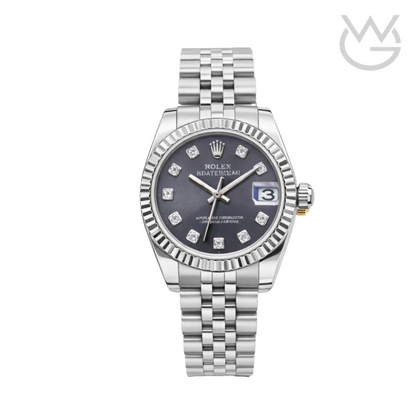 Rolex Datejust – Diamond Dial Fluted Bezel