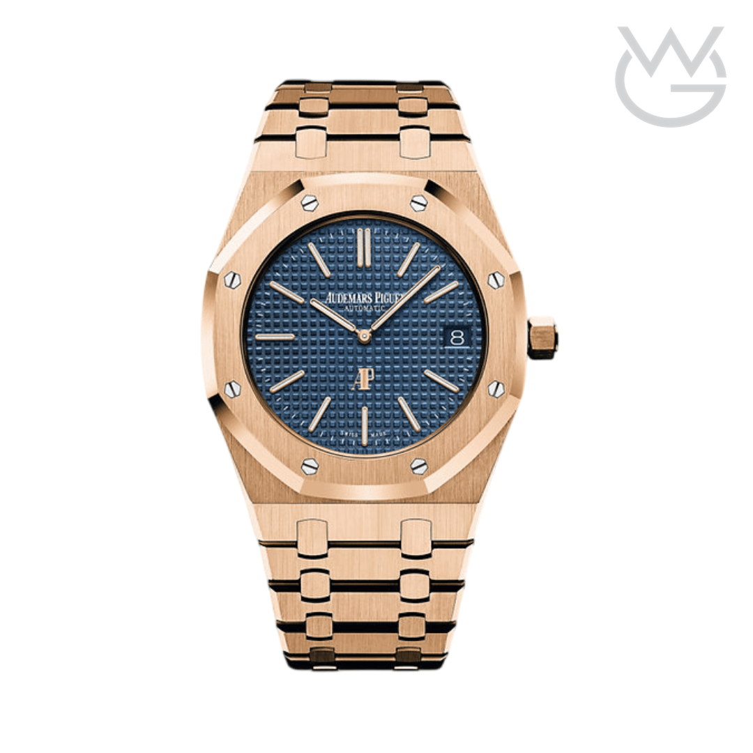 Audemars Piguet Royal Oak – Rose Gold Blue Dial