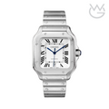 Cartier Santos de Cartier – Stainless Steel Silvered