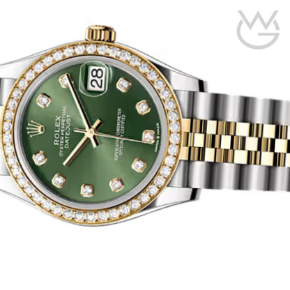 Rolex Lady-Datejust – Olive Green Dial, Two Tone - View 3
