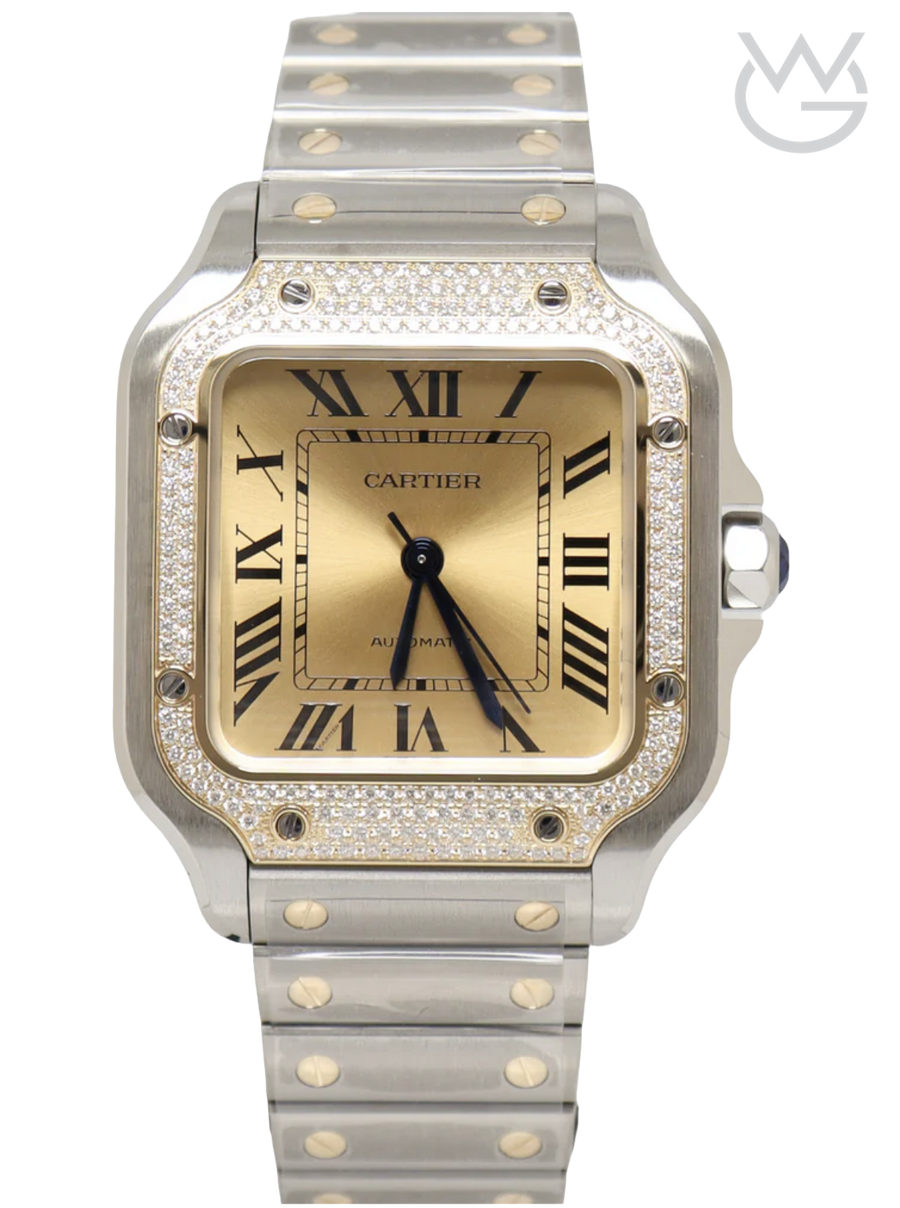 Cartier Santos de Cartier – Two-Tone Yellow Dial