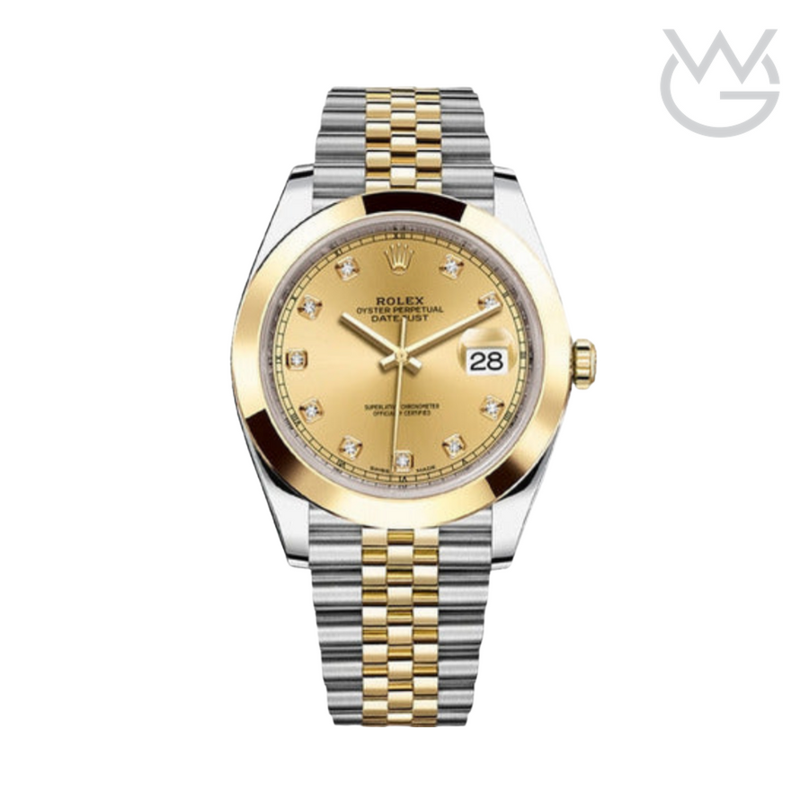Rolex Datejust – Gold Dial Silver Steel