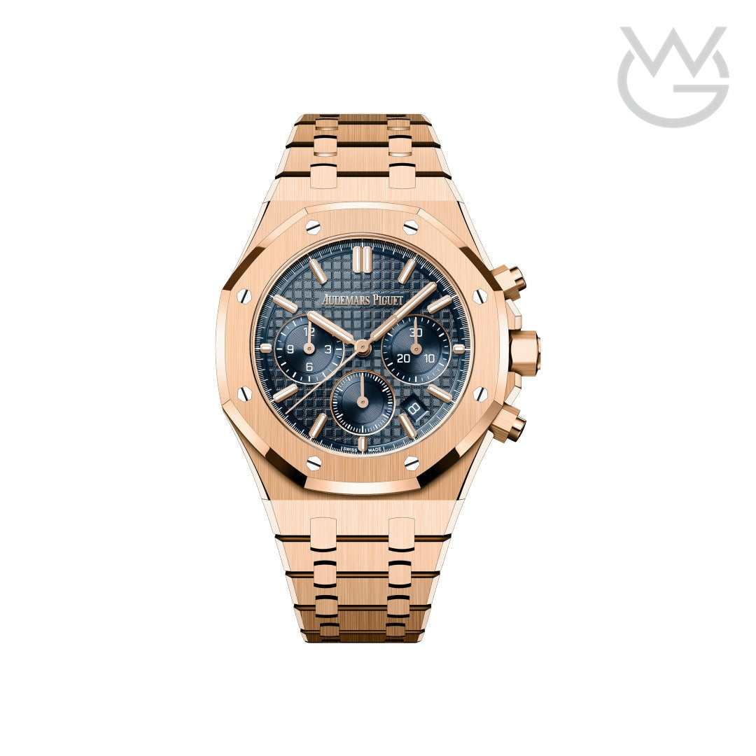 Audemars Piguet Royal Oak – Rose Gold Blue Dial