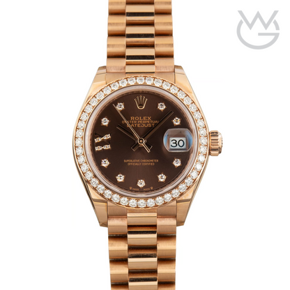 Rolex Lady-Datejust – Everose Tone & Diamond Detail - View 2
