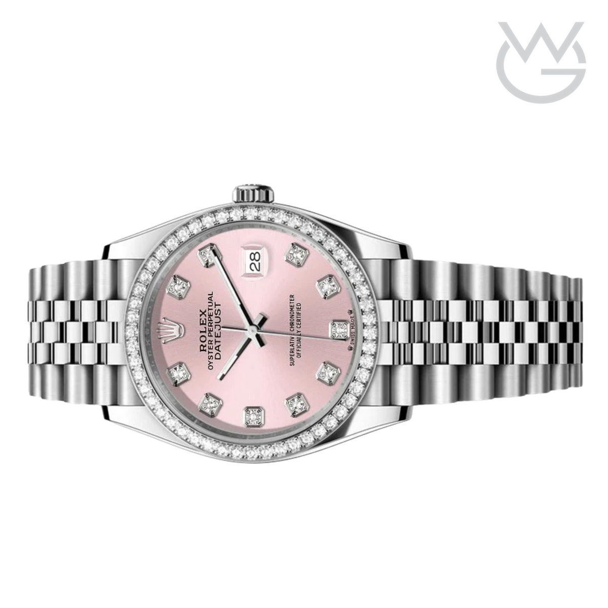 Rolex Lady-Datejust – Pink Dial, Steel Tone - View 2