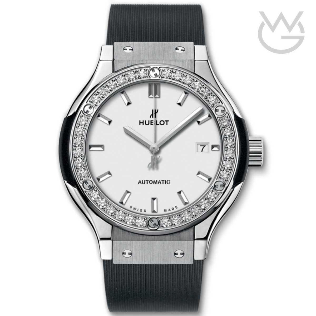Hublot Classic Fusion Ladies Watch – White Diamond Dial - View 1