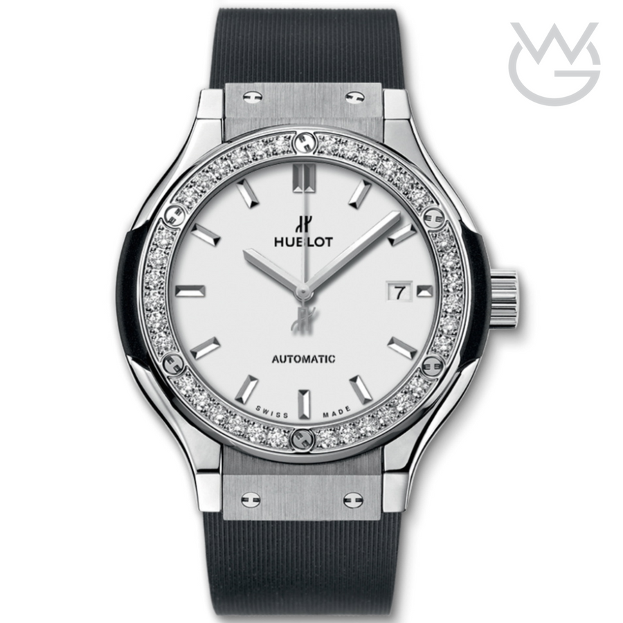 Hublot Classic Fusion Ladies Watch – White Diamond Dial - View 1