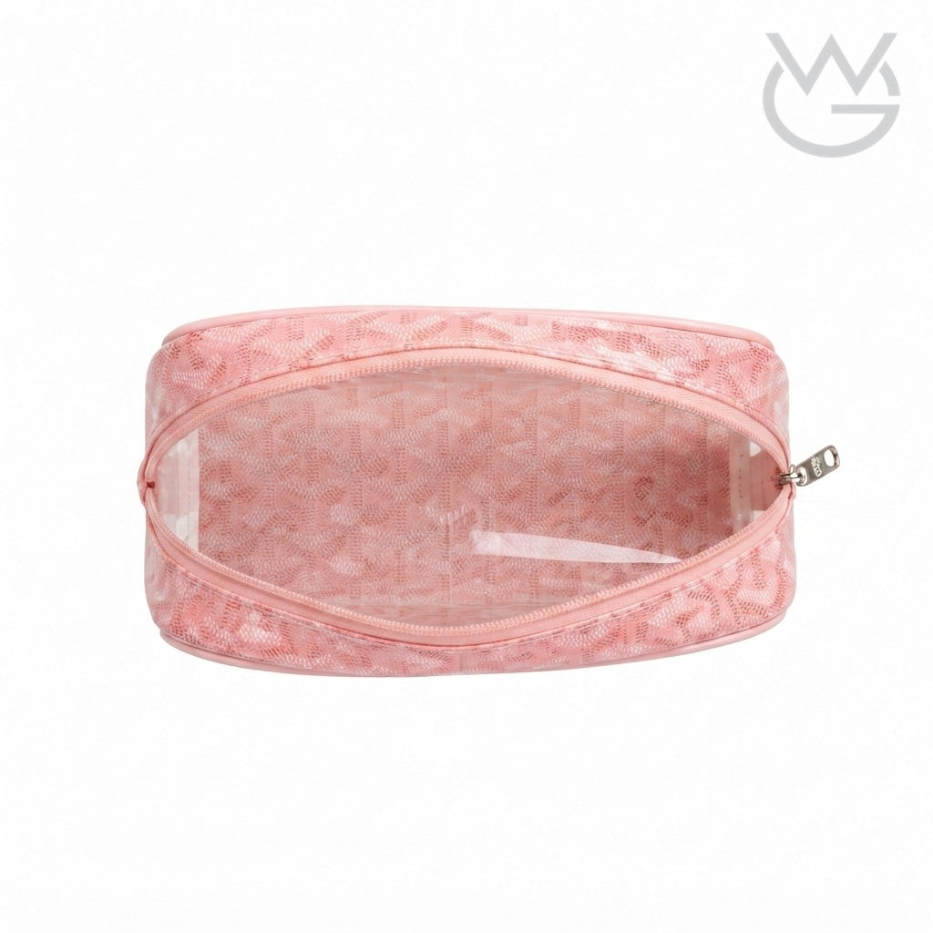 Goyard Goyardine Cosmetic Toiletry Pouch Set – Pink - View 2